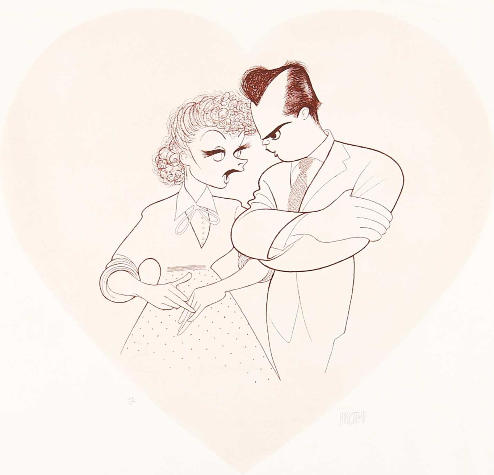 Al Hirschfeld (1903-2003) - Untitled - I Love Lucy  #129/150