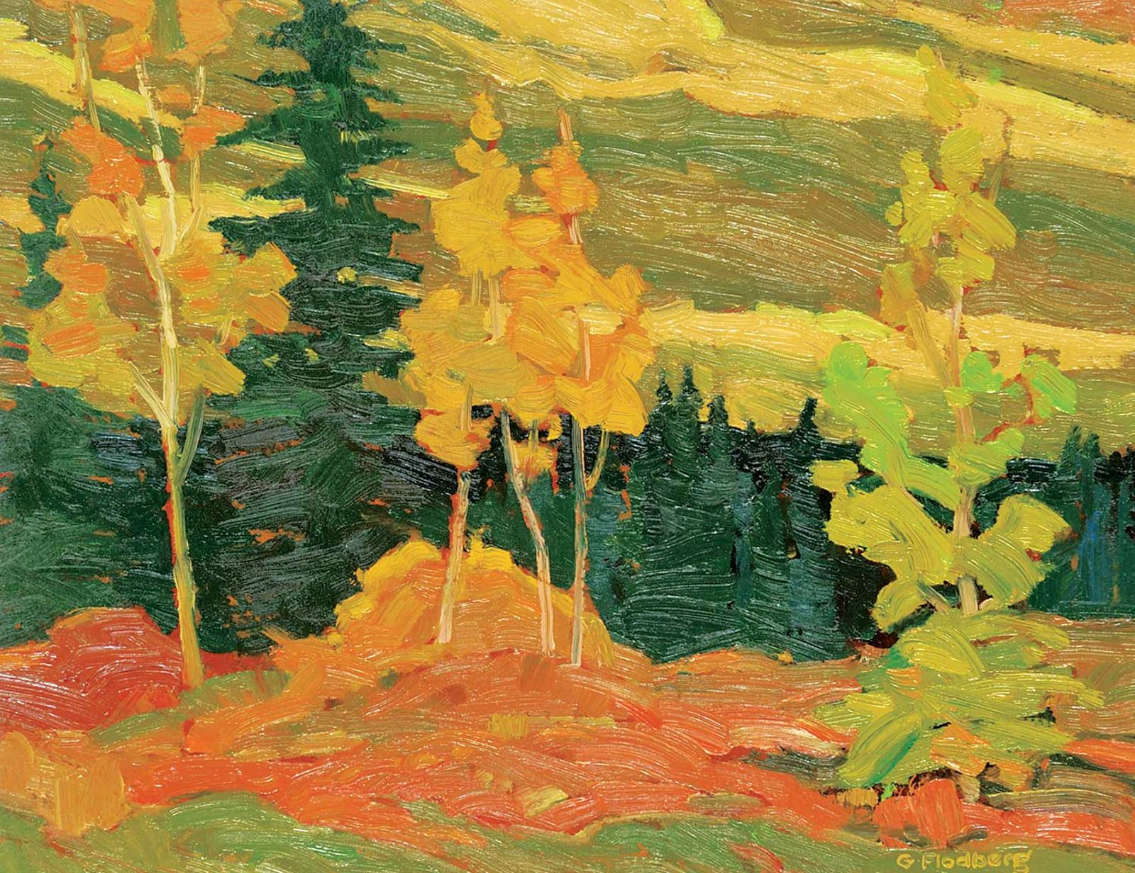 Gilbert A. Flodberg (1938) - Untitled - Fall Colours