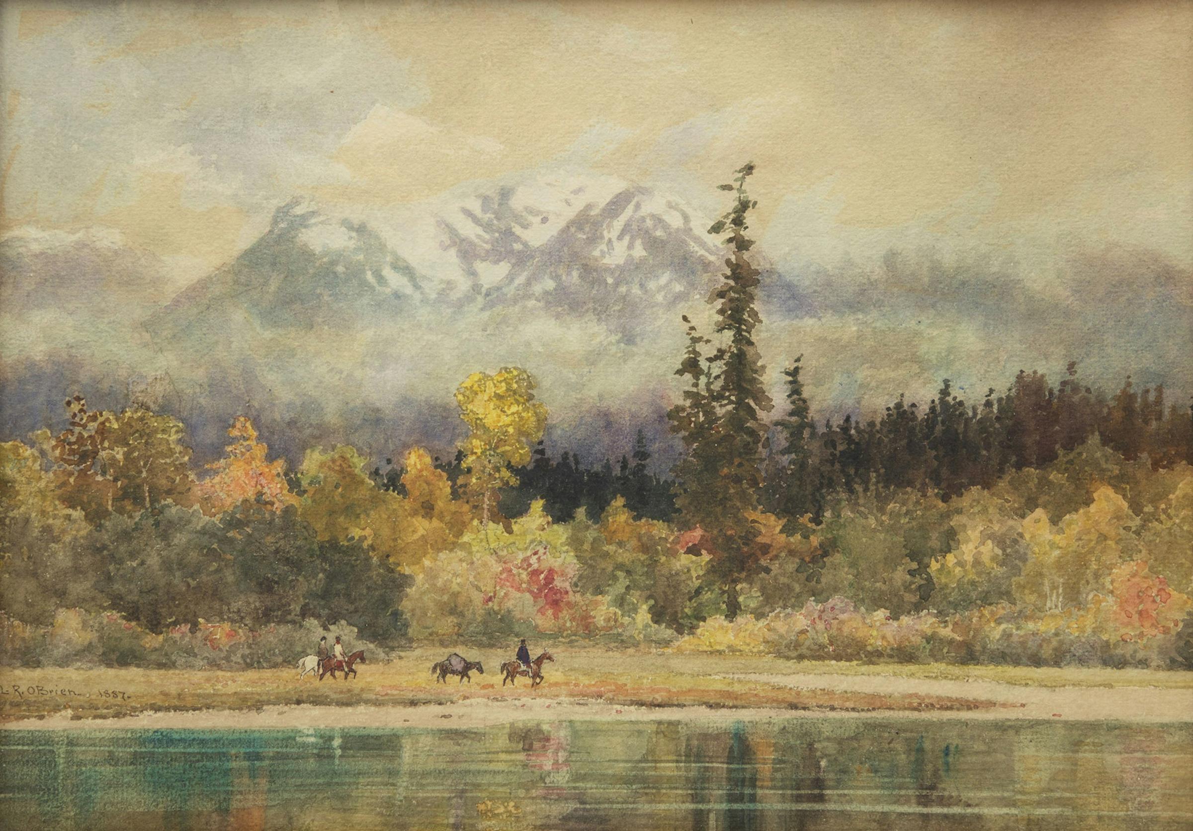 Lucius Richard O'Brien (1832-1899) - Untitled (Mountain Landscape)