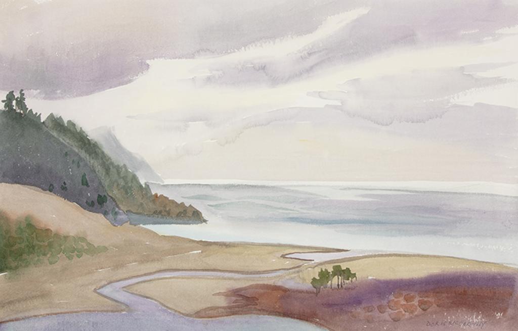 Doris Jean McCarthy (1910-2010) - The Estuary - Oregon Coast