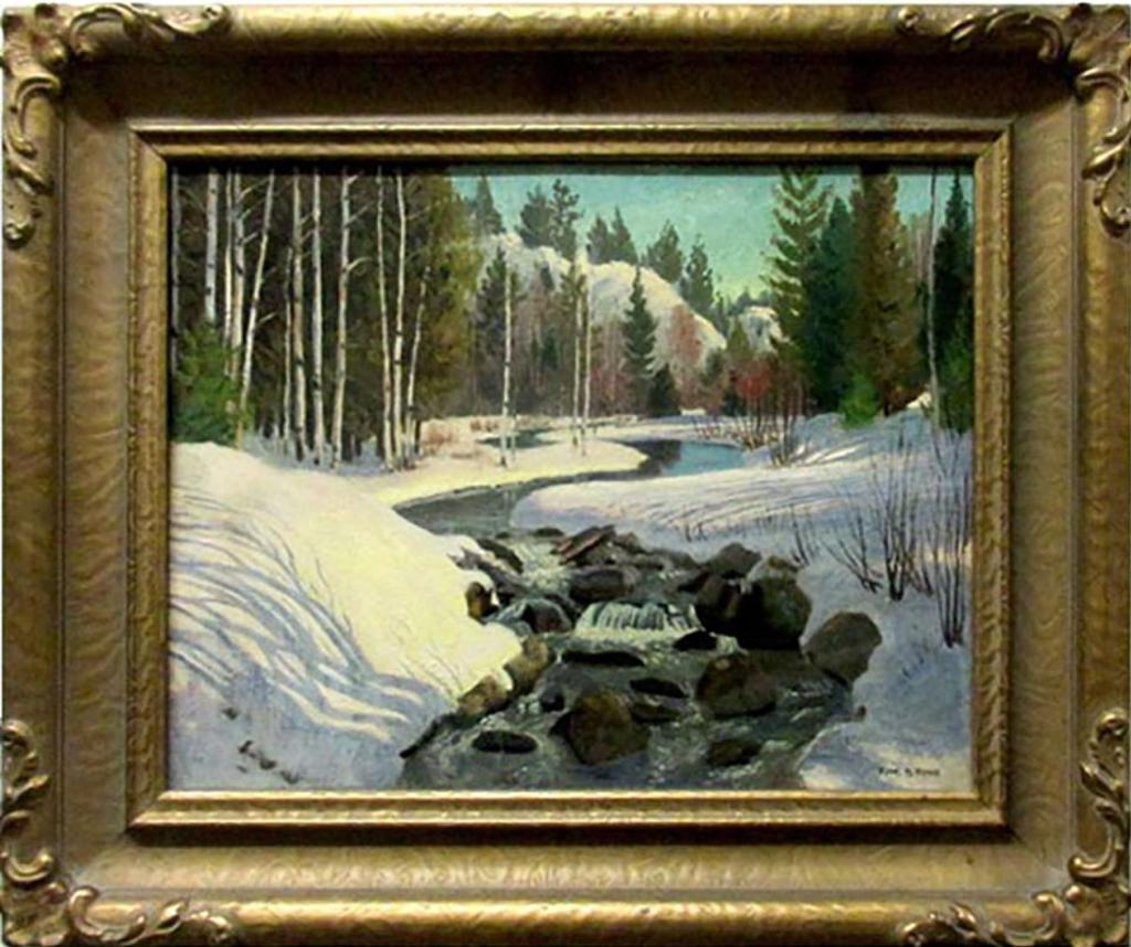 Thomas Albert Stone (1897-1978) - Winter Falls, Trout Creek