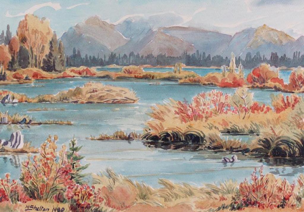 Margaret Dorothy Shelton (1915-1984) - Beaver Pond, Vermillion Lakes; 1980