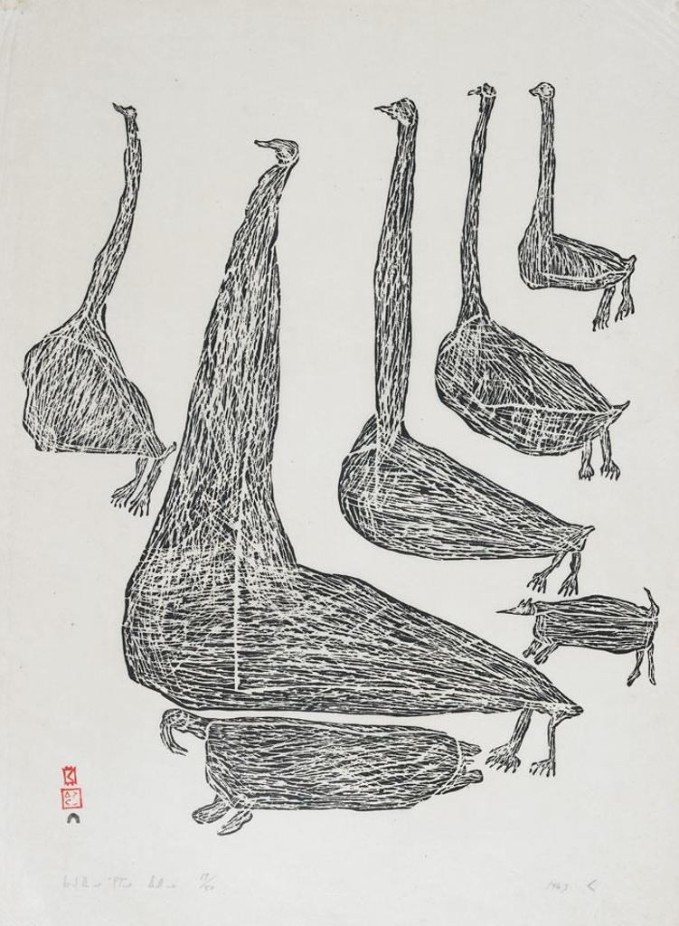 Parr (1893-1969) - Geese, Dog And Walrus