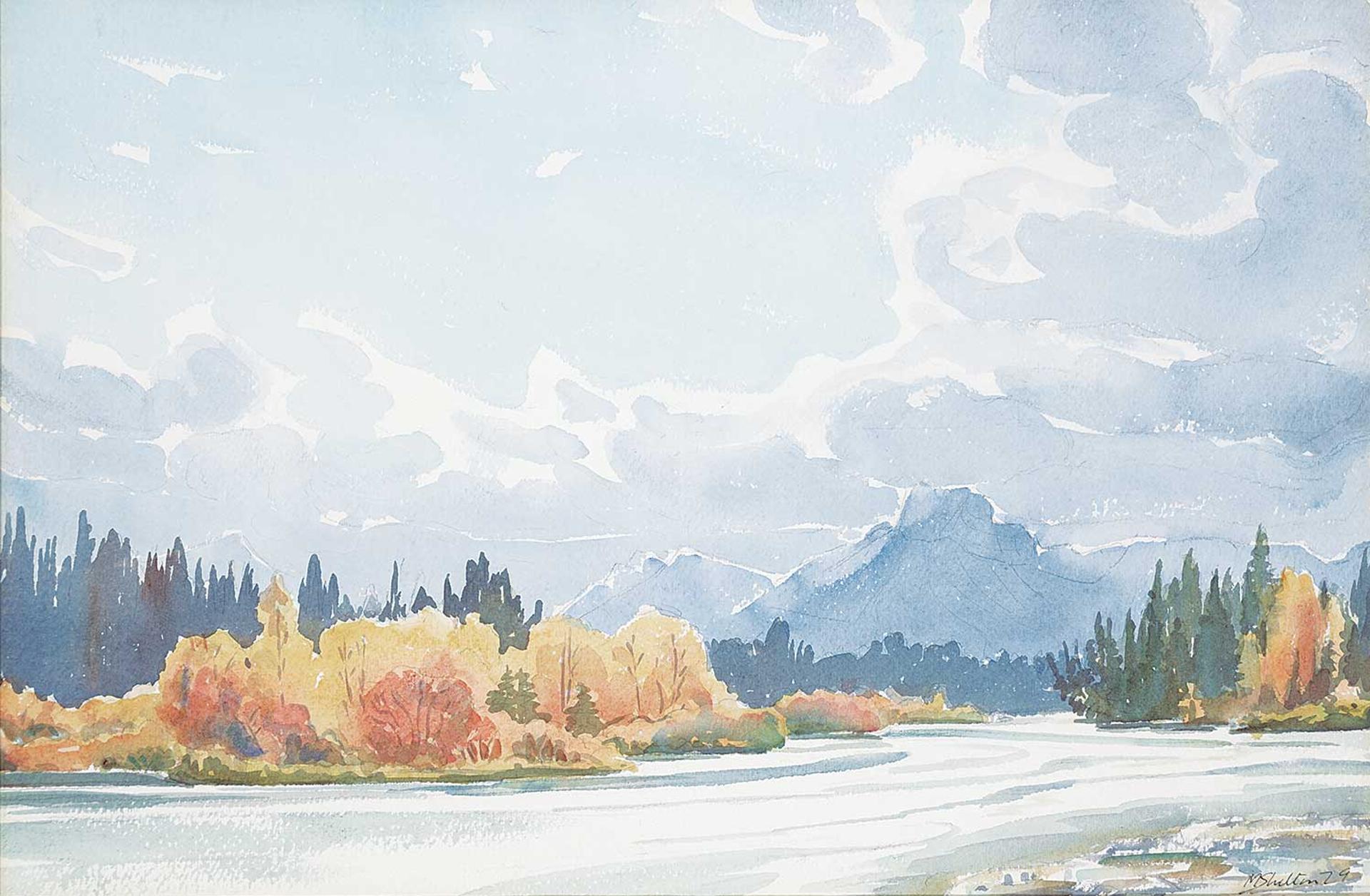 Margaret Dorothy Shelton (1915-1984) - Kananaskis River from Ribbon Creek