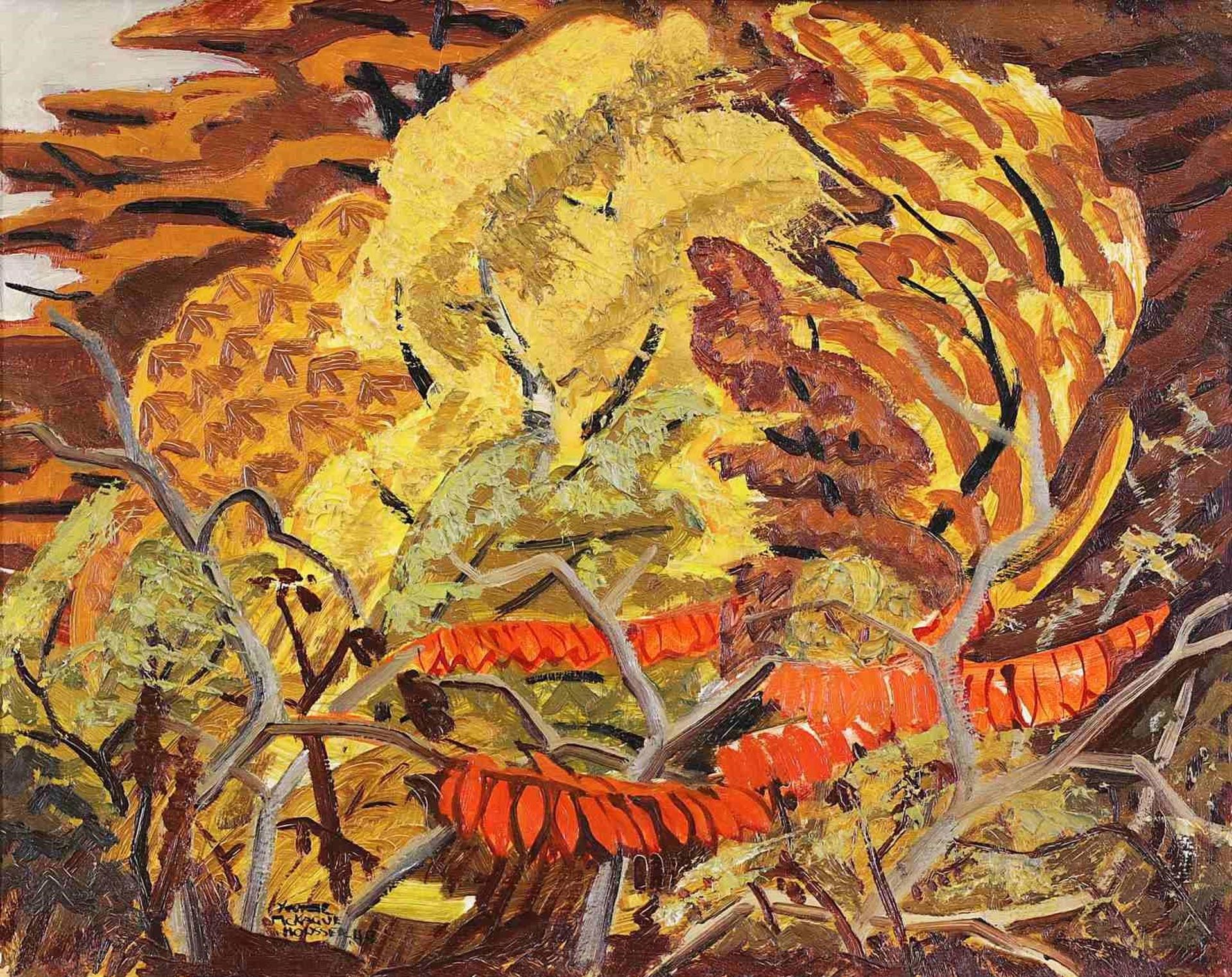 Yvonne Mckague Housser (1897-1996) - AUTUMN; 1948