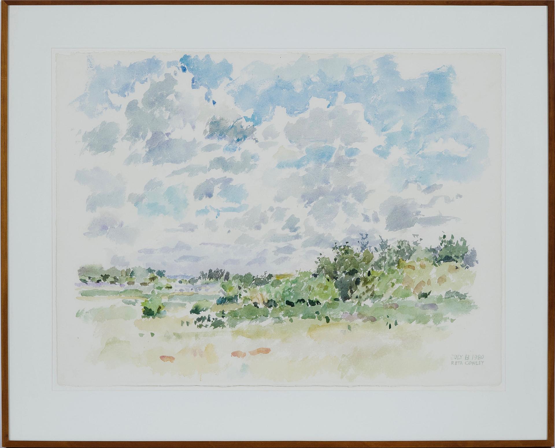 Reta Madeline Cowley (1910-2004) - Untitled (Cloudy Day)