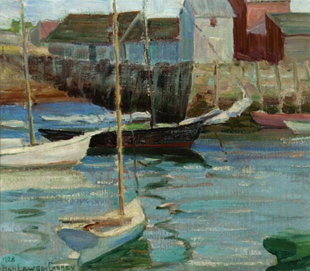 Nan (Anna Getrude Lawson) Cheney (1897-1985) - Sailboats