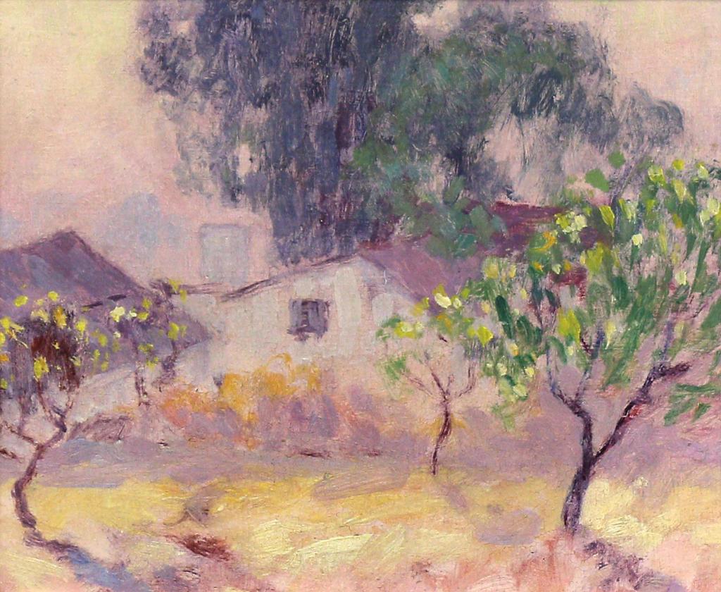 William Henry Clapp (1879-1954) - House Through Trees