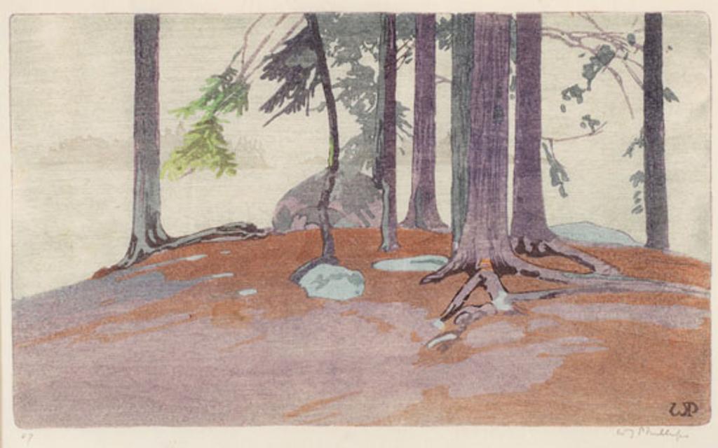 Walter Joseph (W.J.) Phillips (1884-1963) - Rain, Lake of the Woods