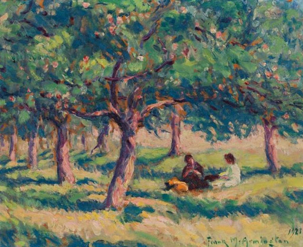 Franklin Milton Armington (1876-1941) - Picnic in an Orchard, France