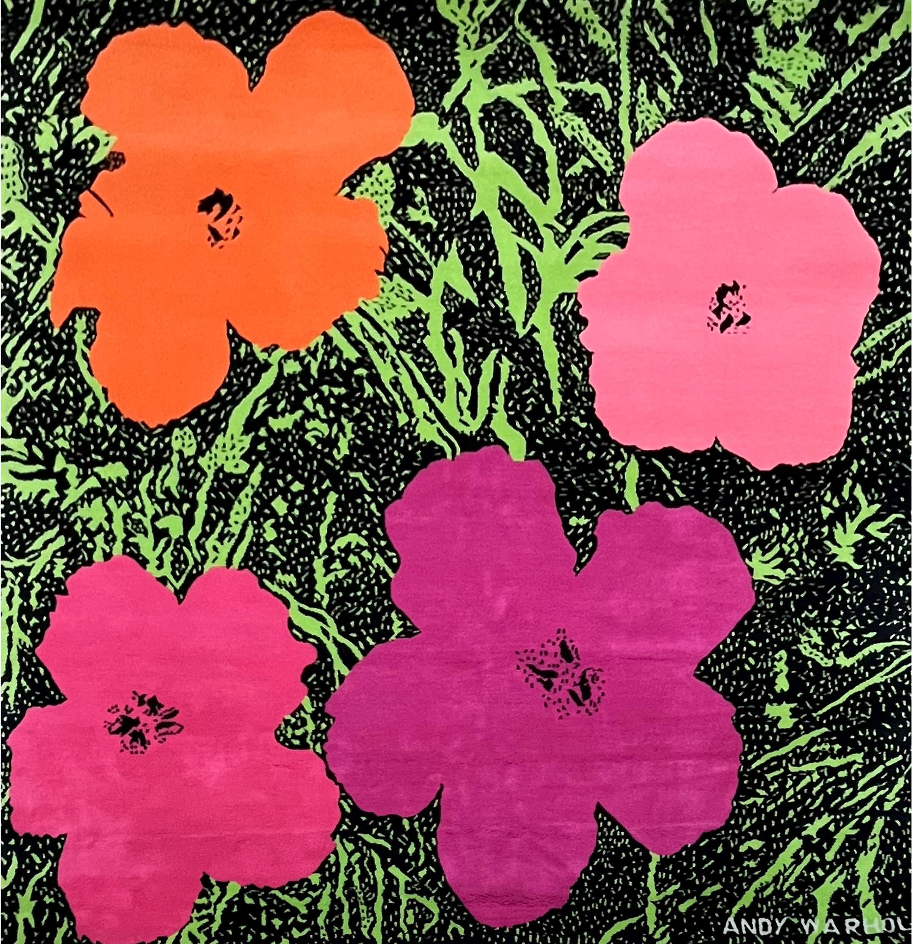 Andy Warhol (1928-1987) - Flowers Tapestry, Circa 1980
