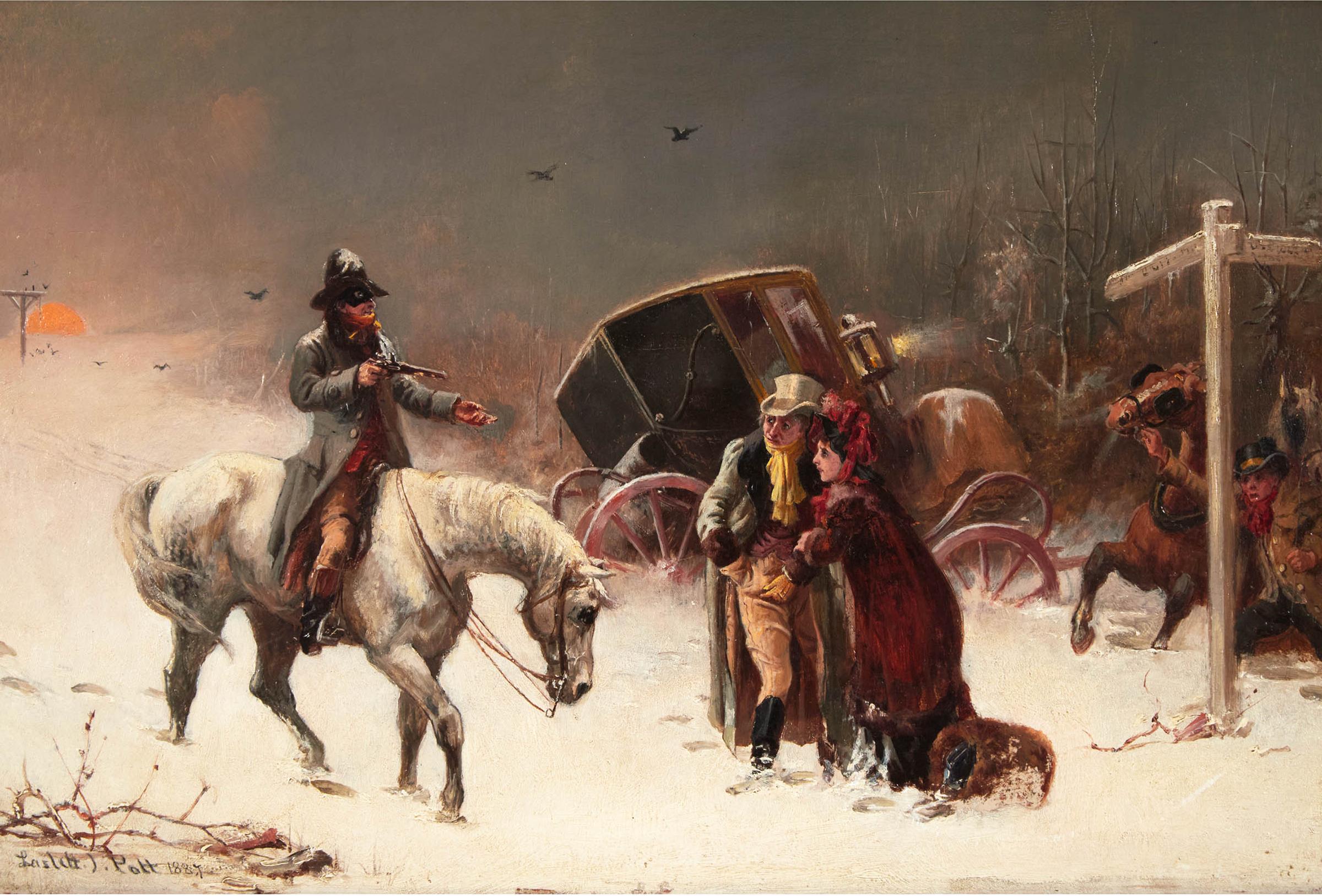 Laslett John Pott (1837-1898) - Stand And Deliver, 1887