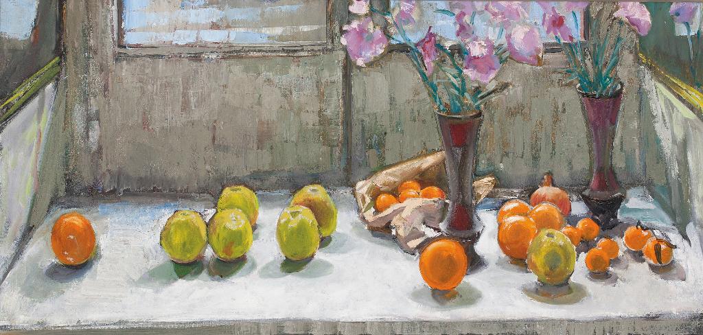 Joseph (Joe) Francis Plaskett (1918-2014) - Still Life With Apples And Oranges