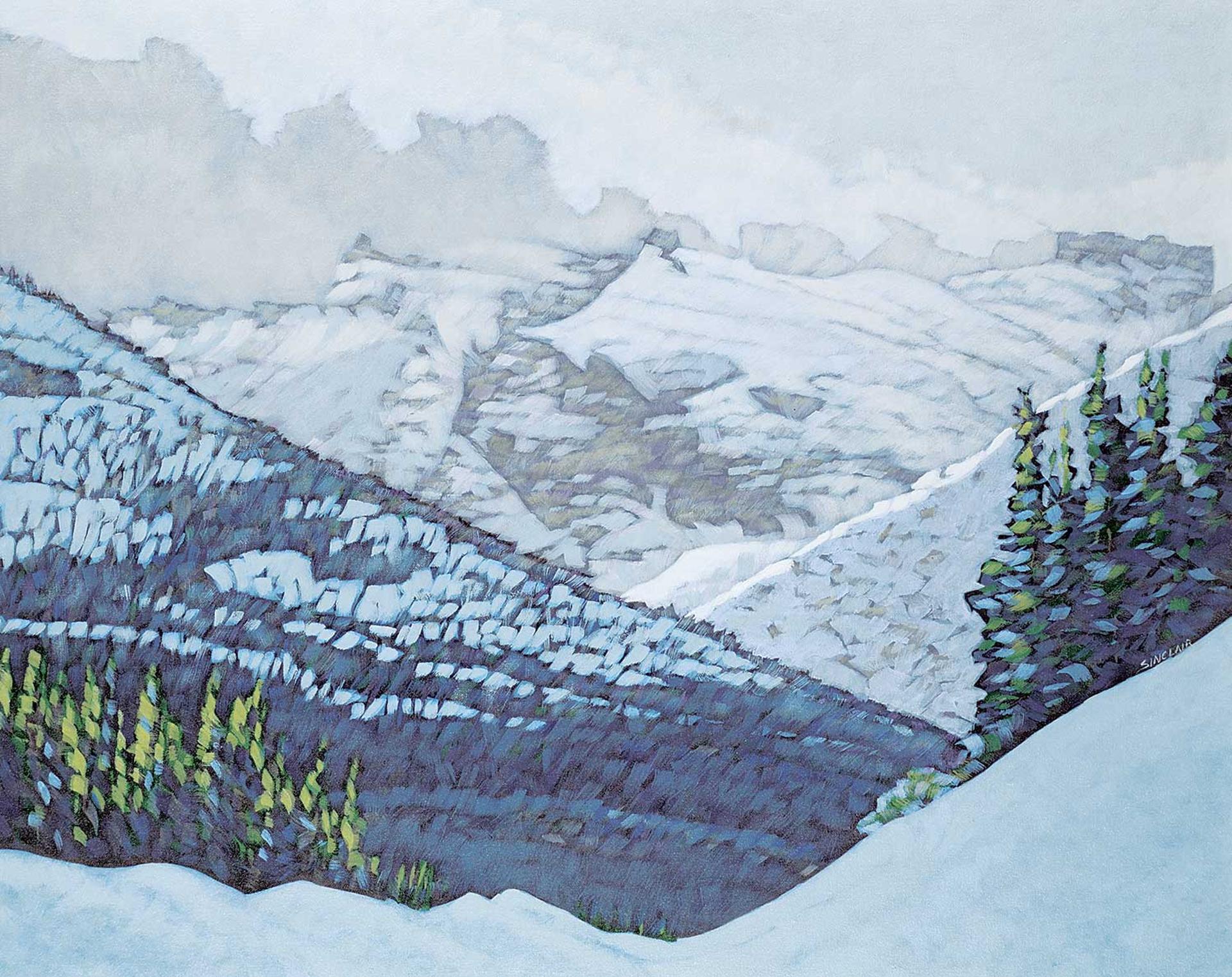 Deborah Lougheed Sinclair (1953) - Veiled Summit - Cathedral Mountain