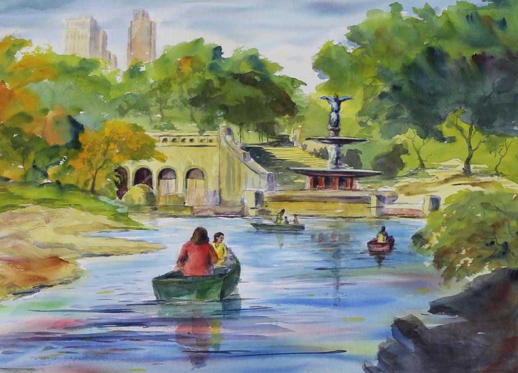 Terence Coyle (1925) - Boating In Central Park