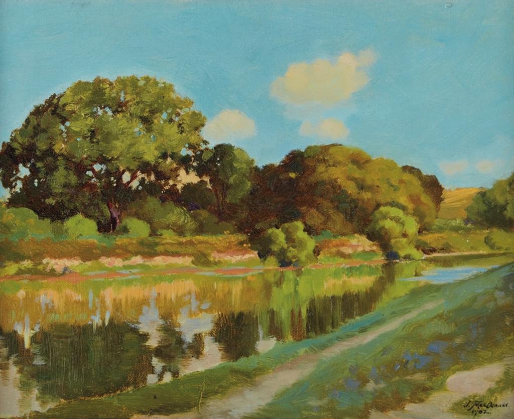 James Edward Hervey (J.E.H.) MacDonald (1873-1932) - Summer Landscape