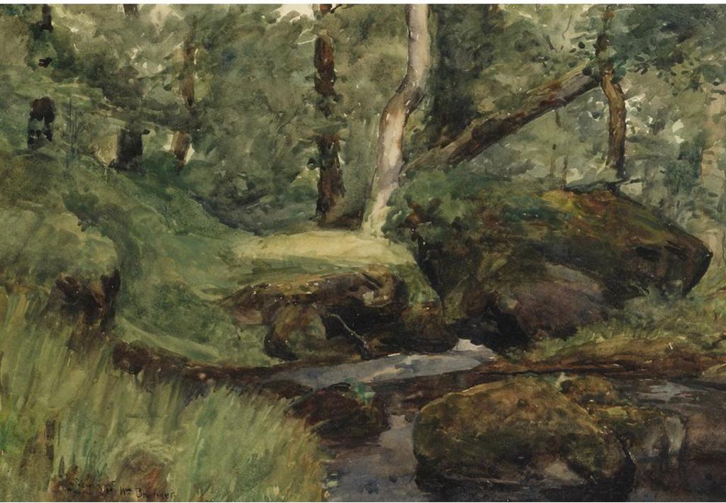 William Brymner (1855-1925) - Forest Interior