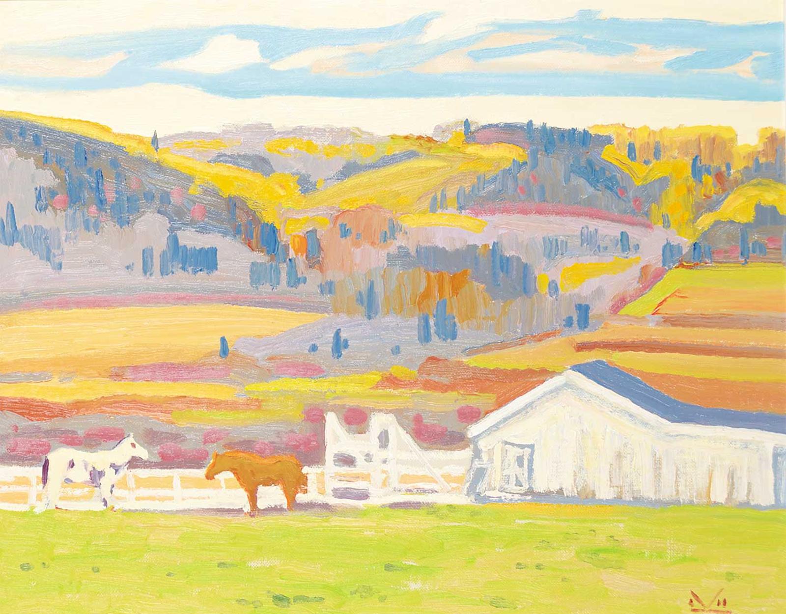 Illingworth Holey (Buck) Kerr (1905-1989) - Autumn Chinook [White Barn #2]