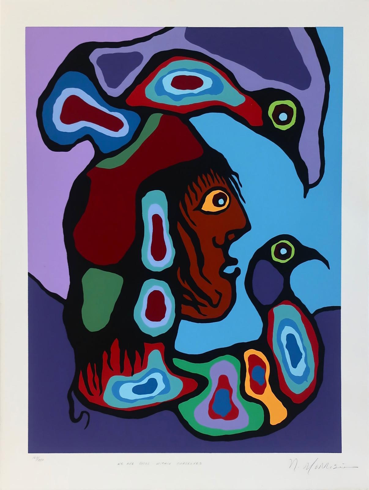 Norval H. Morrisseau (1931-2007) - We Are Gods Within Ourselves