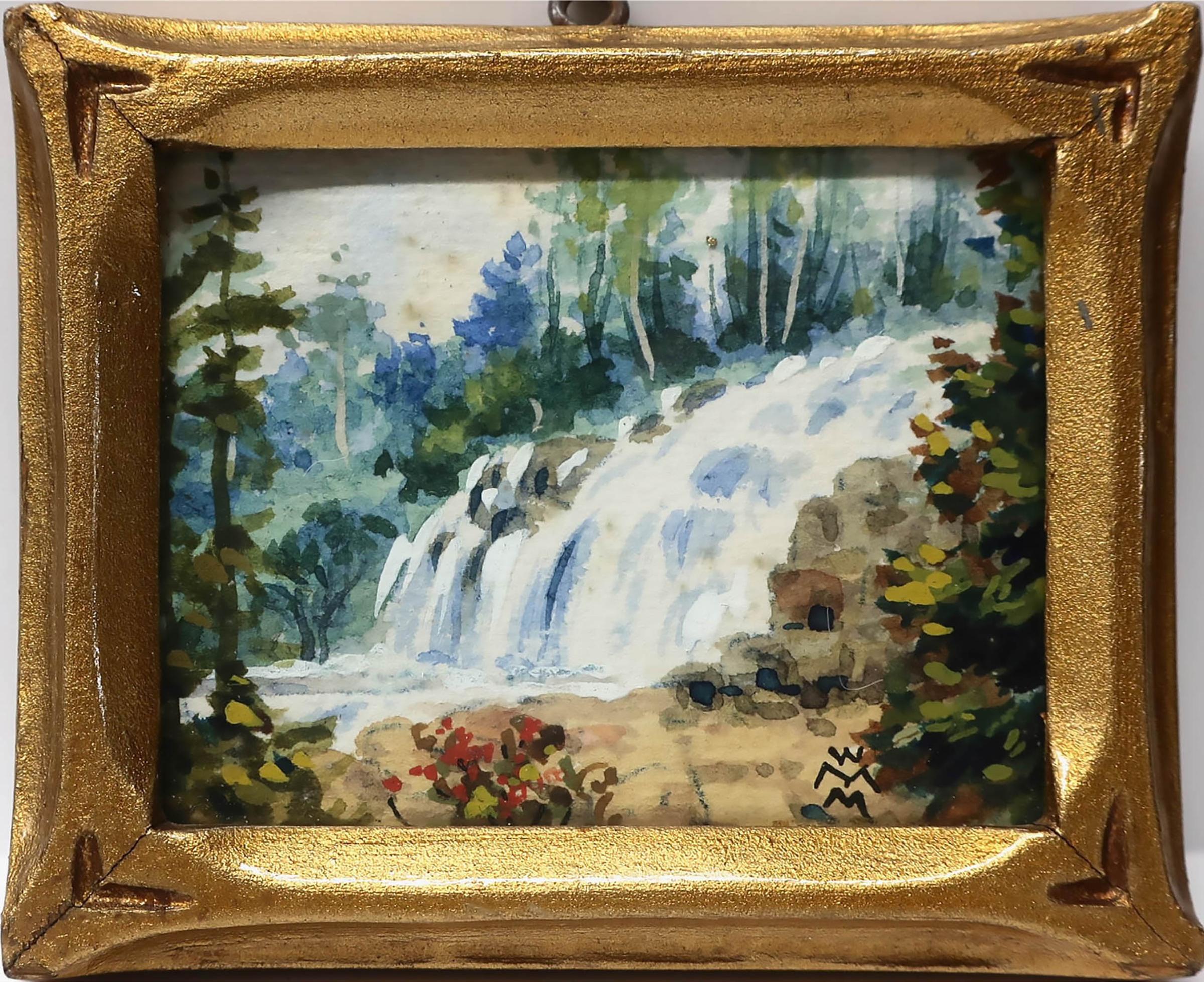 Willard Morse Mitchell (1879-1955) - Fraser Falls Near Beautiful Murray Bay, P.Q. - Canada